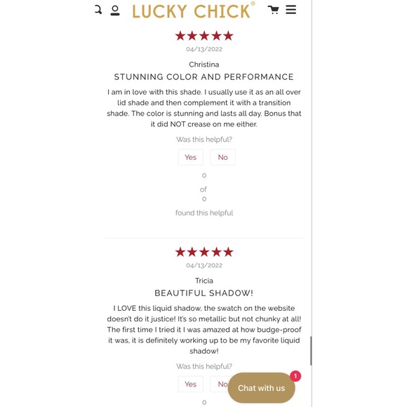 NIB Lucky Chick Rose Quartz Liquid Eyeshadow Makeup - Picture 10 of 10